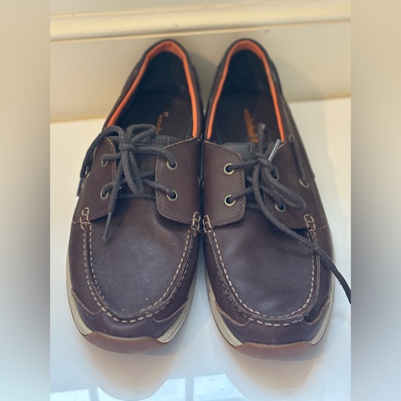 Timberland with Ortholite Dark Brown Men’s Boat Shoes - Picture 6 of 8